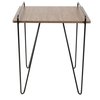 Lumisource Loft End Table in Walnut and Black TBE-LOFT WL+BK